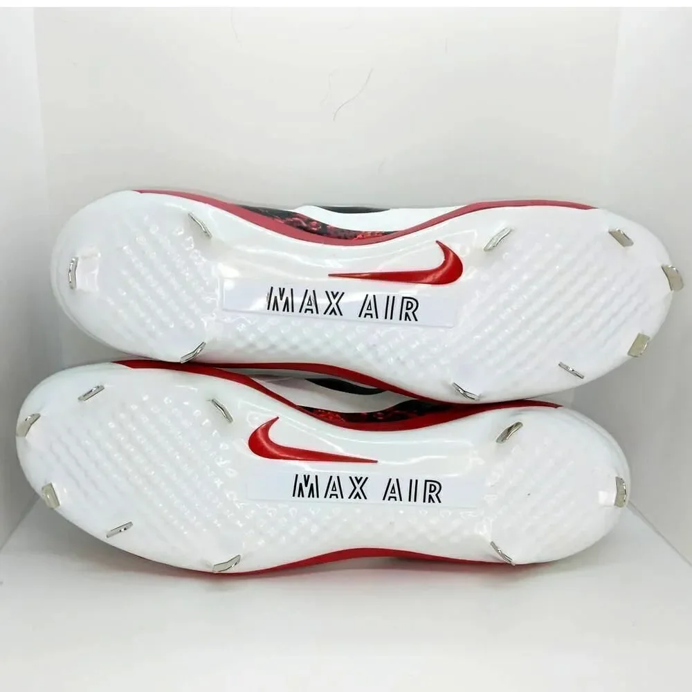 Nike Alpha Huarache Mens NEW Elite Red w/Black & White Baseball Cleats - sz. 16